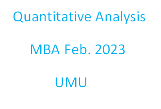 QA2023 Quantitative Techniques In Business Management (February 2023)